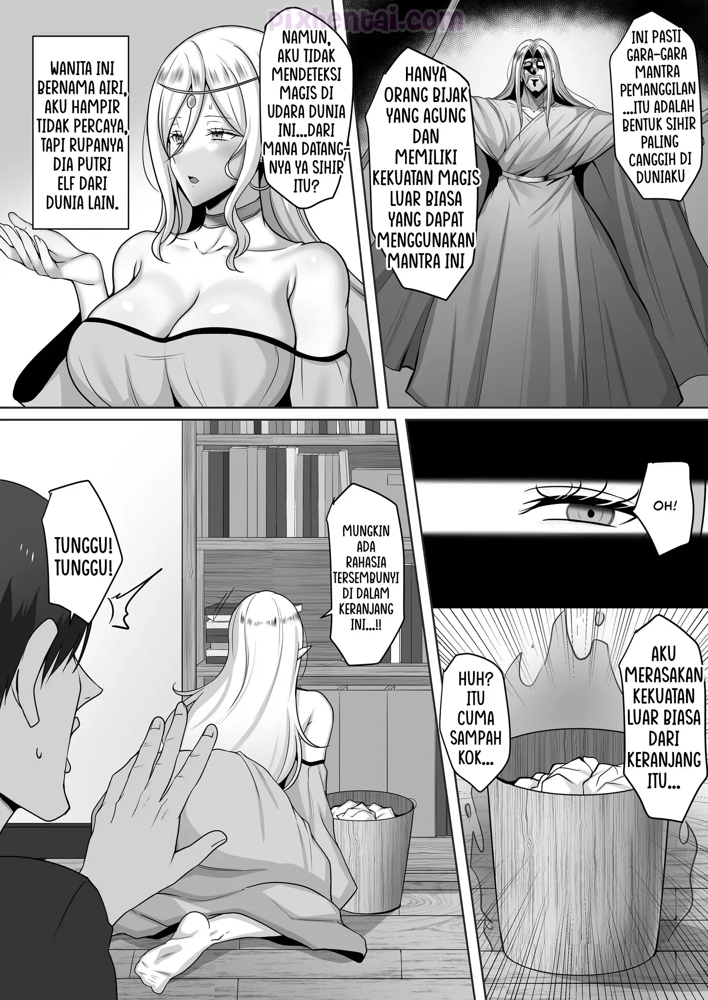 Komik hentai xxx manga sex bokep I Accidentally Summoned an Elven Princess While Jacking Off 4
